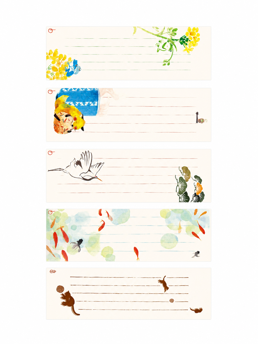 Washi Paper Writing Set