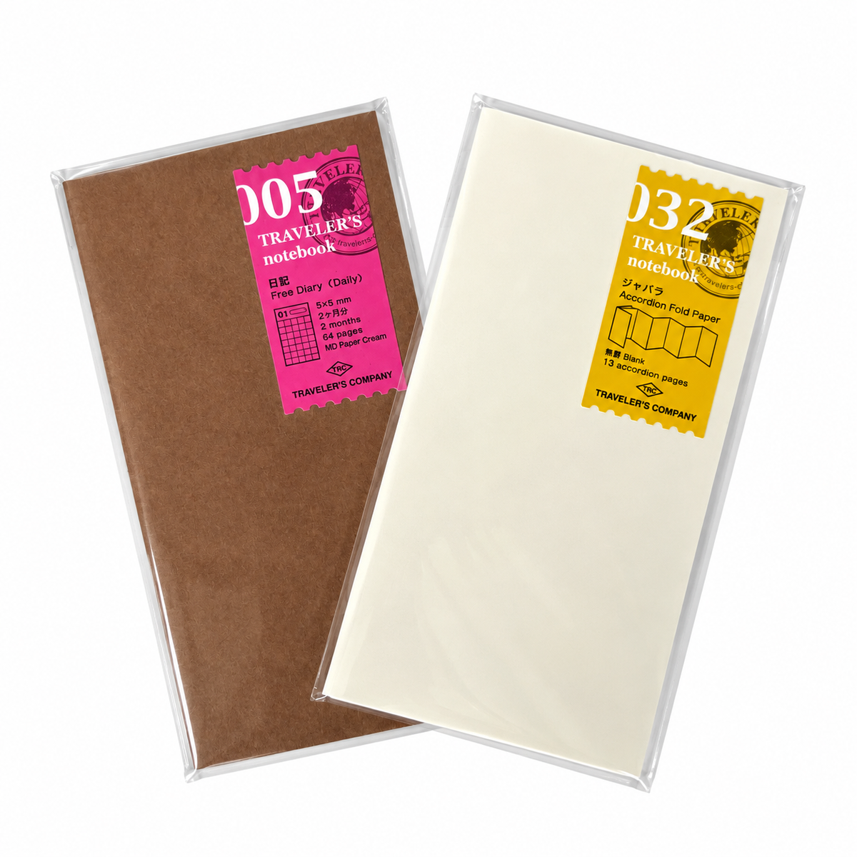 TRAVELER’S COMPANY notebook inserts