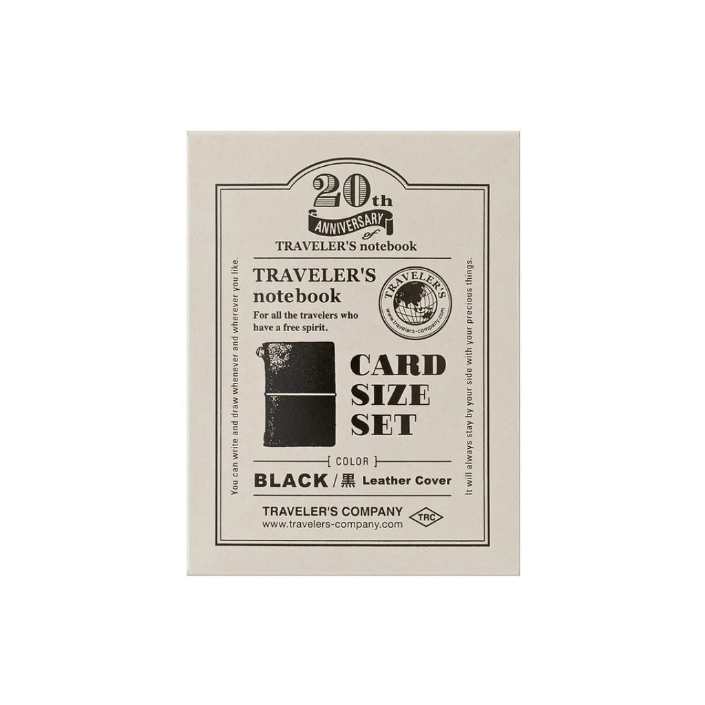 TRAVELER'S Notebook Card Size Limited Edition 20th Anniversary Set