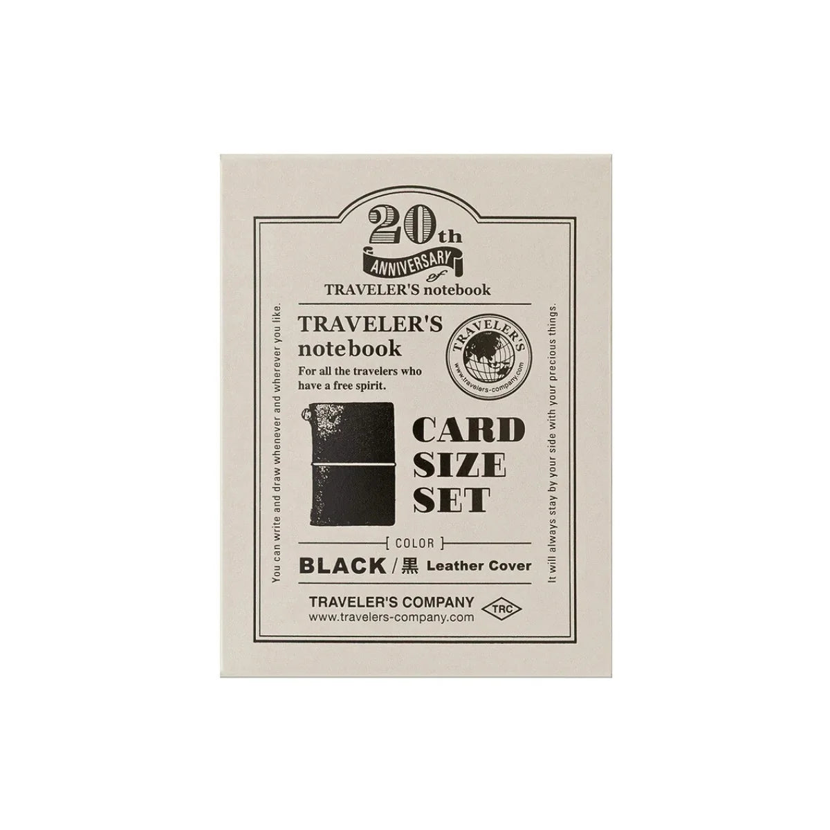 TRAVELER'S Notebook Card Size Limited Edition 20th Anniversary Set